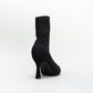 Unreal Women Pointy Knit Sock Boot _ 146849