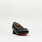 Giovanni Women Comfort Patent Block Heel With Bow _ 147117