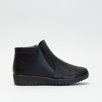 Women's Comfort Side Zip Ankle Boot _ 135791