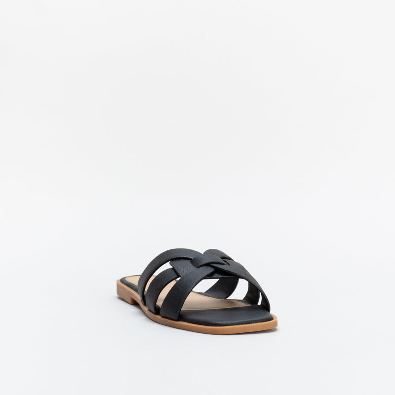 Unreal Women Knotted Flat Mule Sandal _ 144809