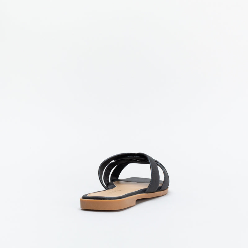 Unreal Women Knotted Flat Mule Sandal _ 144809