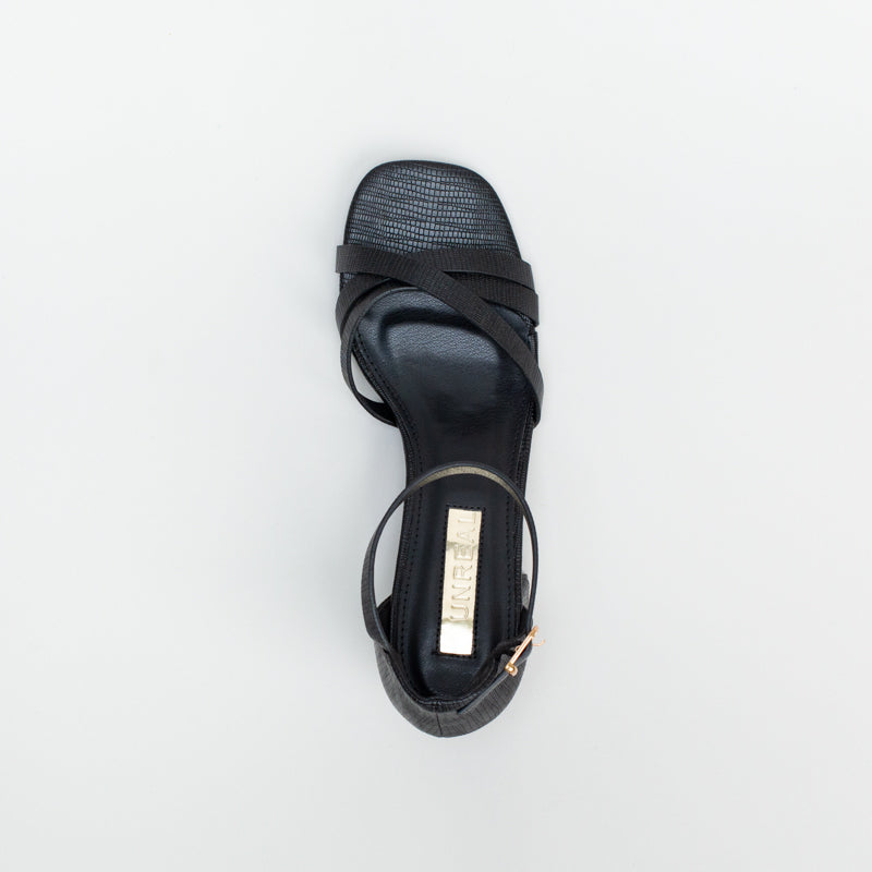 Unreal Women Mid Block Heel Sandal _ 145309