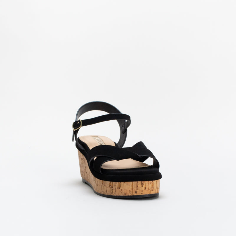 Unreal Women Twist Cork Platform  Wedge _ 144996