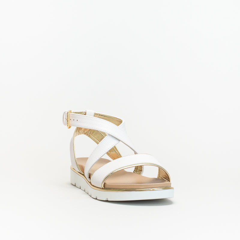 Unreal Women Footbed  Sandal With Metallic Edges _ 142876