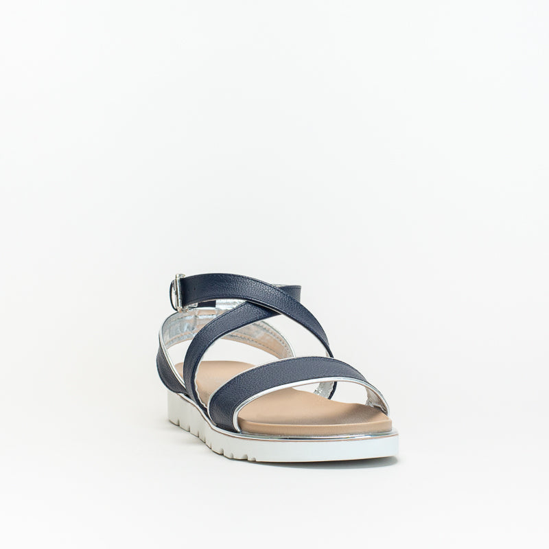 Unreal Women Footbed  Sandal With Metallic Edges _ 142876