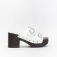 Unreal Women Platform Wood Look  Mule _ 140622