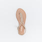 Unreal Women Platted Diamante Thong Flat Sandal _ 148476
