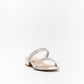 Unreal Women Diamante Two Strap Mule Flat _ 140620