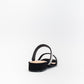 Unreal Women Diamante Two Strap Mule Flat _ 140620