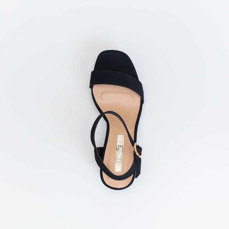 Unreal Women Sq Toe Platform Block Heel Sandal _ 140637