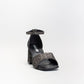 Unreal Women Glitter Flare Block Heel Sandal _ 140633