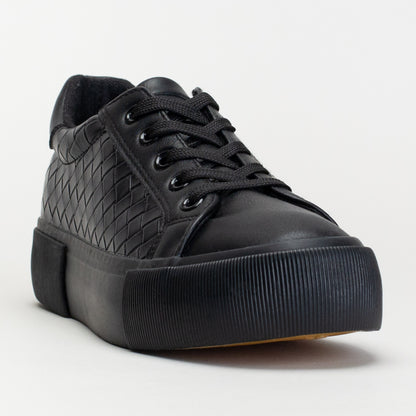 Pc Weave Lace Up Sneaker _ 166357
