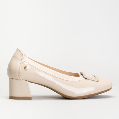 Block Heel With Oversized Trim _ 170284