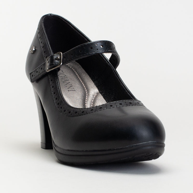 Brogue Block Heel _ 166406