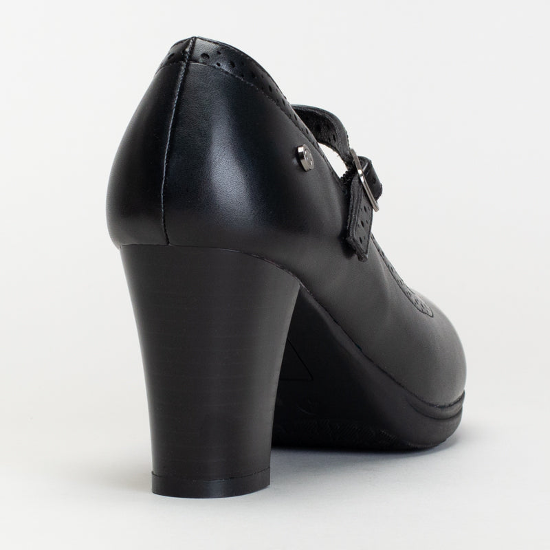 Brogue Block Heel _ 166406