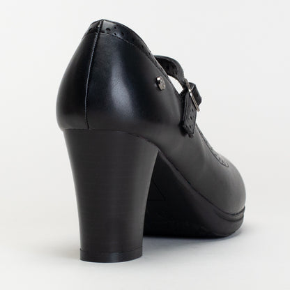 Brogue Block Heel _ 166406