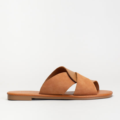 Knot Strap Leather Sandal _ 171609