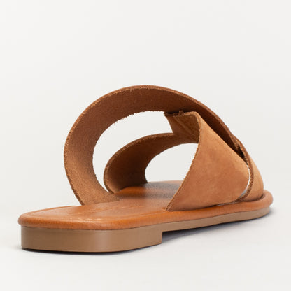Knot Strap Leather Sandal _ 171609