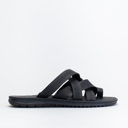 Mancini Men Textured Toe Loop Sandal _ 150813