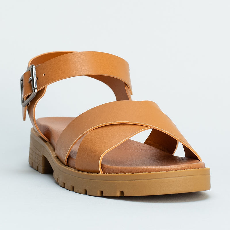 Cleated Ankle Strap Sandal _ 160625