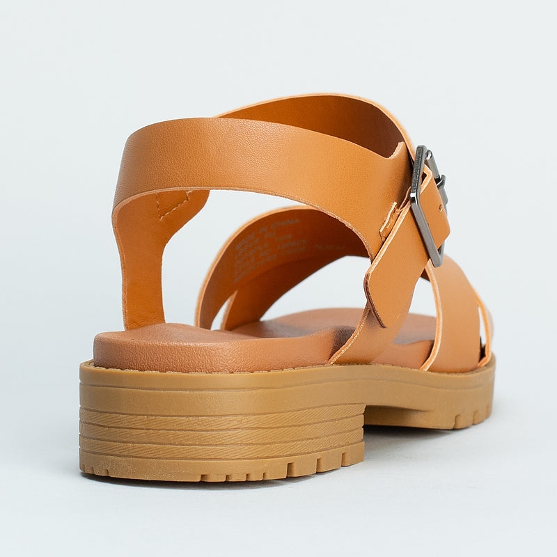 Cleated Ankle Strap Sandal _ 160625