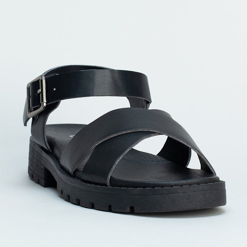 Cleated Ankle Strap Sandal _ 160623