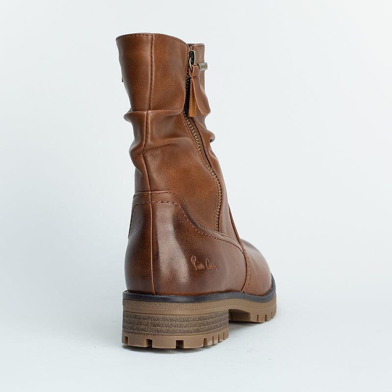 Zip Detail Ankle Boot _ 160050