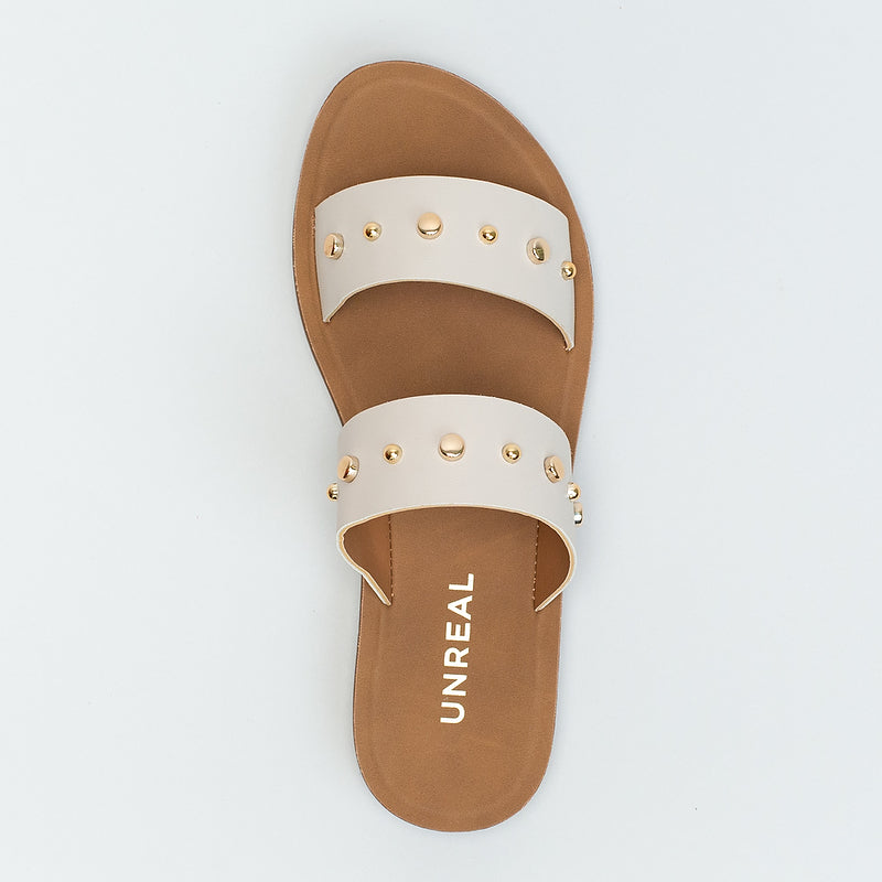 Double Band Stud Sandal _ 161543