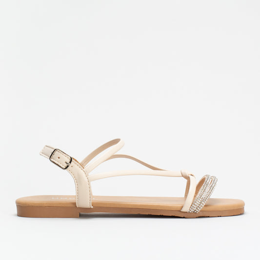 Diamante Essemtial Flat Sandals _ 161435