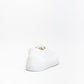 Mancini Men White Pu Plimsole Minimal Sneaker _ 143086