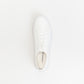 Mancini Men White Pu Plimsole Minimal Sneaker _ 143086