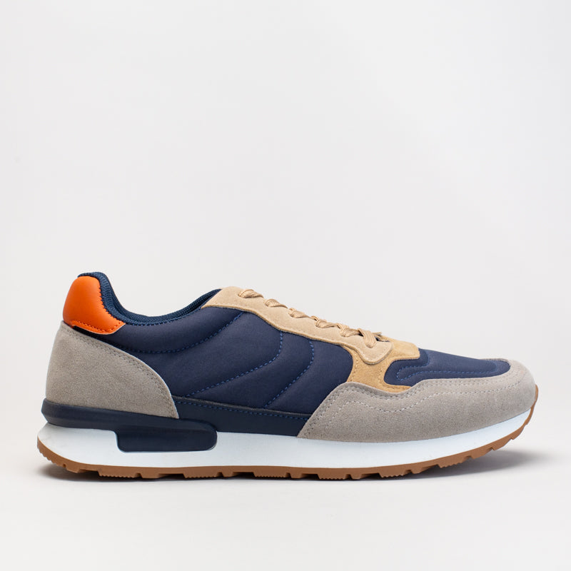 Colour block sneaker - navy _ 165615