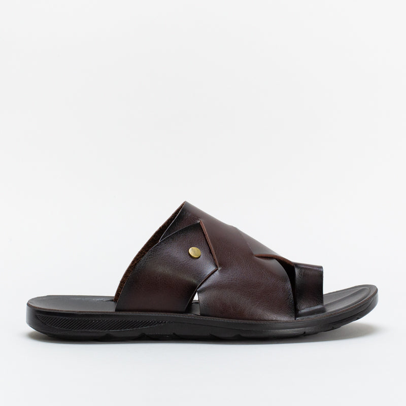 Mancini Men High Shine Sandal _ 150811