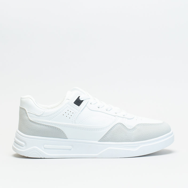 Mancini Men White Court Sneaker _ 143083