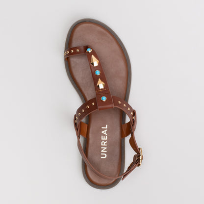Unreal Women Toe-Loop Tribal Sandal _ 155319