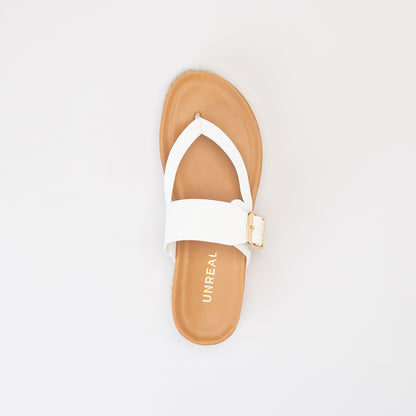 Flatform buckle thong _ 166943
