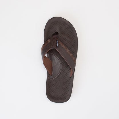 Mancini Men Pin Punch Footbed Sandal _ 150661