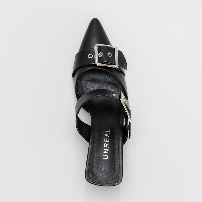 Kitten Heel Pointy Slip On _ 160307