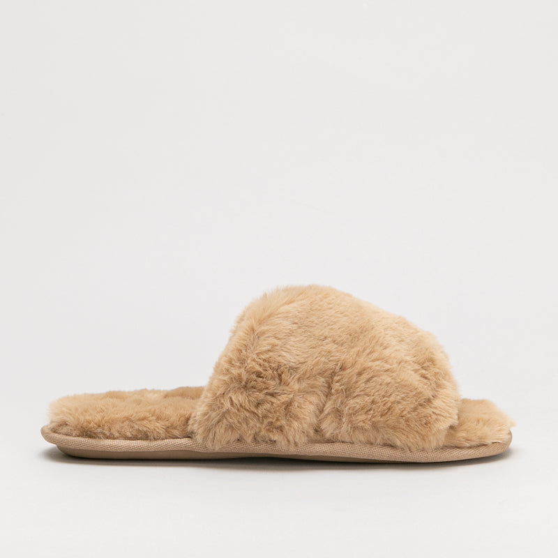 Furry Slide Slipper _ 160041