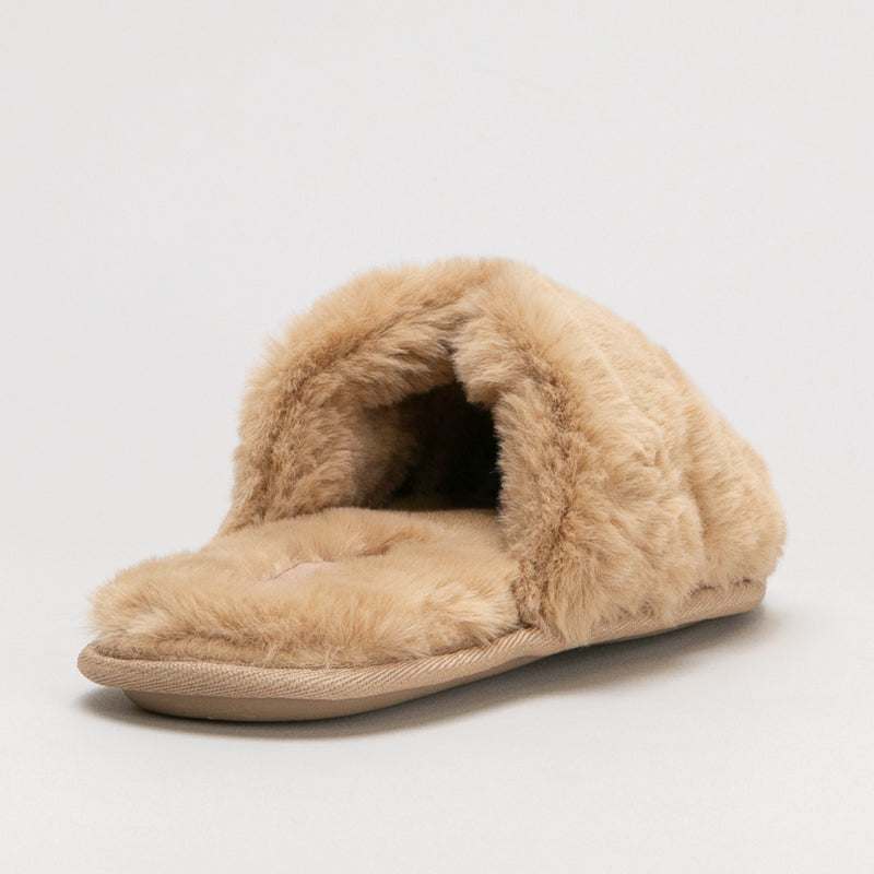 Furry Slide Slipper _ 160041