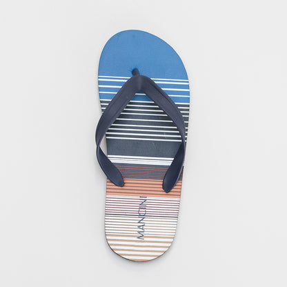 Multi Stripes Flip Flops _ 161098