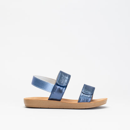 Girls Shimmer Two Band Footbed _ 150804