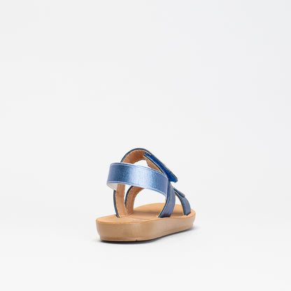 Girls Shimmer Two Band Footbed _ 150804