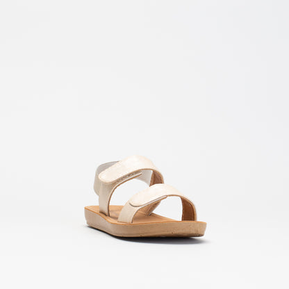 Girls Shimmer Two Band Footbed _ 150804