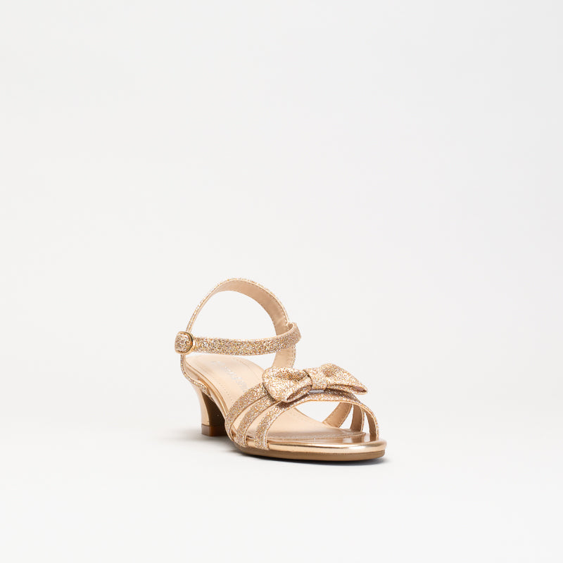 Girls Party Diamante Bow Sandal 150825 Shoe City