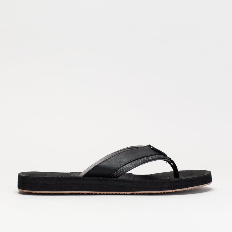 Mancini Men Pin Punch Footbed Sandal _ 150661