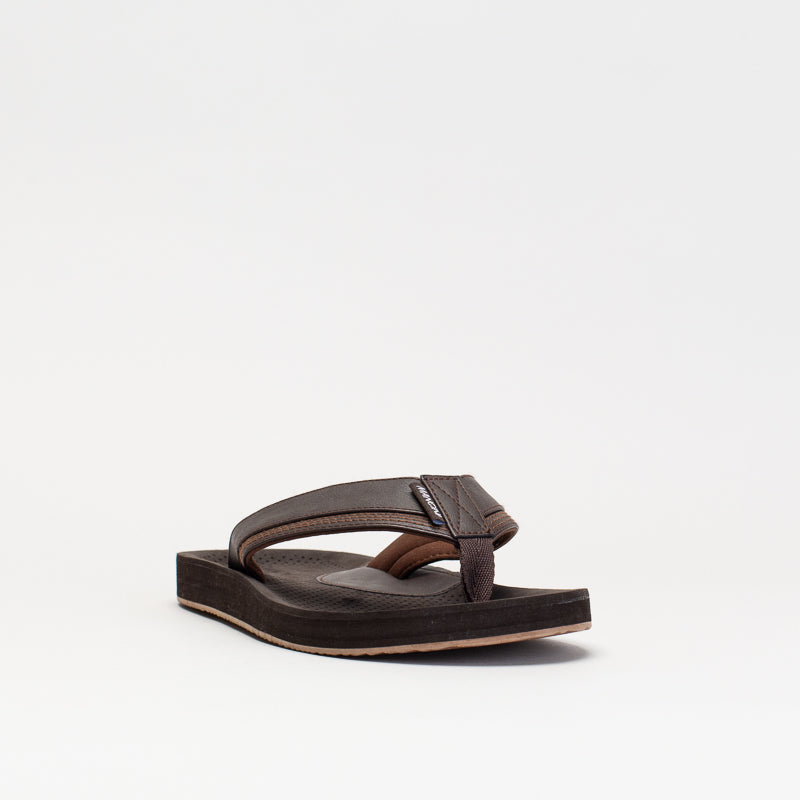Mancini Men Pin Punch Footbed Sandal _ 150661