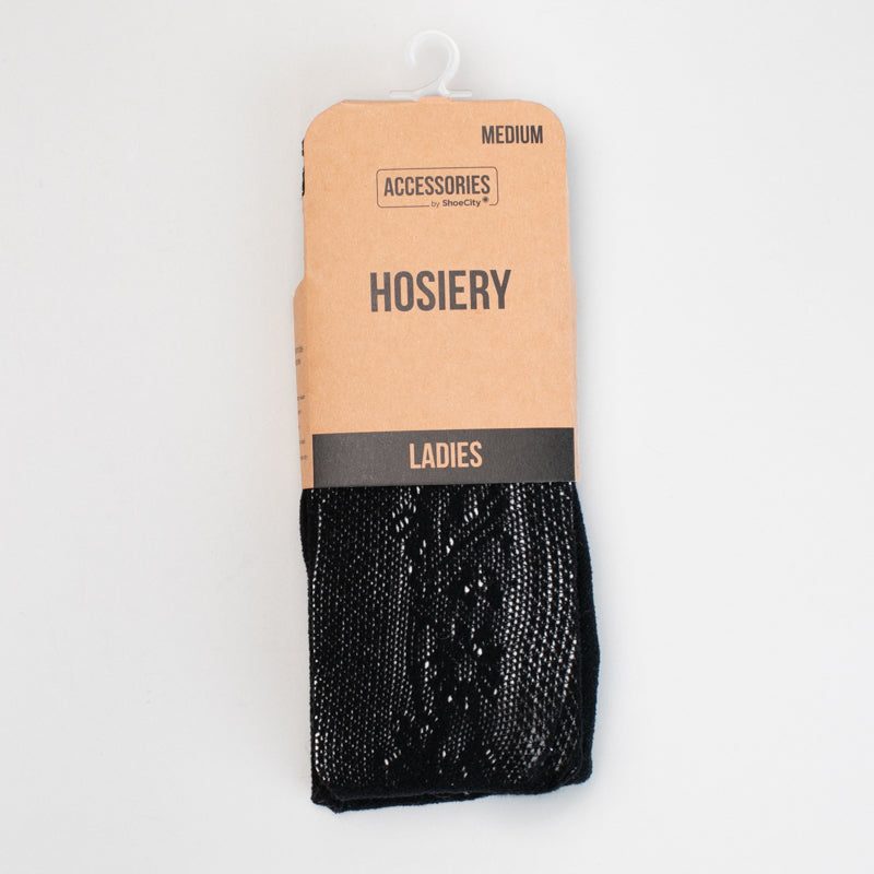 Side flower pantyhose _ 166216