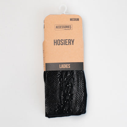 Side flower pantyhose _ 166216