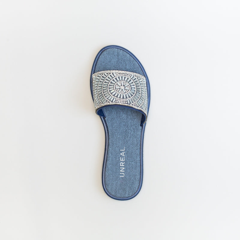 DIAMANTE SLIP ON SANDAL